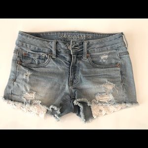 AE Denim stretch short
